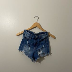 Juniors Kendall+Kylie Icon Shorts (Size: S) (Color: Blue)